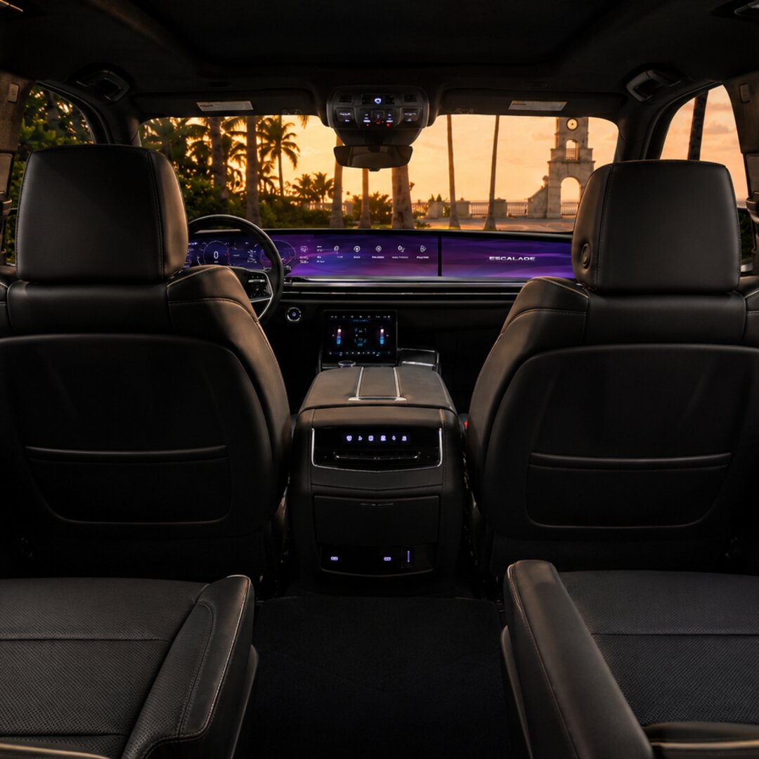 Cadillac Escalade rear cabin interior